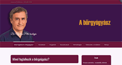 Desktop Screenshot of borgyogyasz.hu